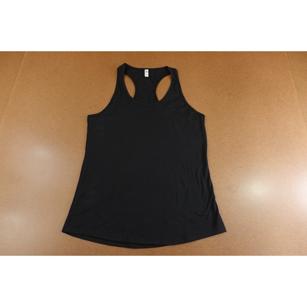 Ideal T Womens Size XXL Black Jersey Racerback Tank Top New